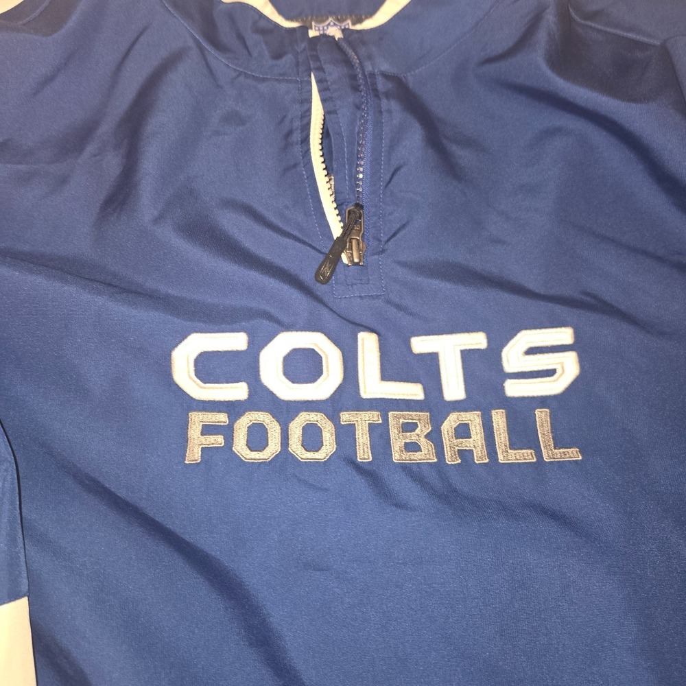 00s Indianapolis Colts - Vintage NFL Windbreaker Pullover (EXTRA Large) - Picture 10 of 16